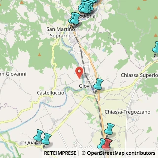 Mappa Via del Castelluccio, 52010 Capolona AR, Italia (3.685)