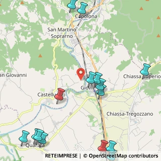 Mappa Via del Castelluccio, 52010 Capolona AR, Italia (3.31625)