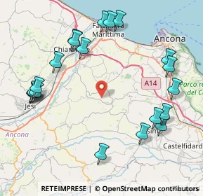 Mappa Via Sant'Egidio, 60020 Polverigi AN, Italia (10.1415)