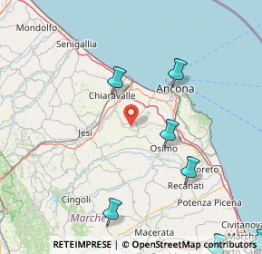 Mappa Via Sant'Egidio, 60020 Polverigi AN, Italia (36.68786)