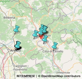 Mappa Via Enrico Berlinguer, 52037 Sansepolcro AR, Italia (13.966)