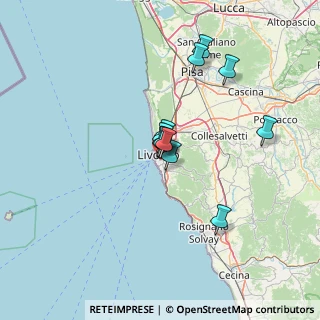 Mappa Via Lorenzo Gori, 57126 Livorno LI, Italia (10.43)