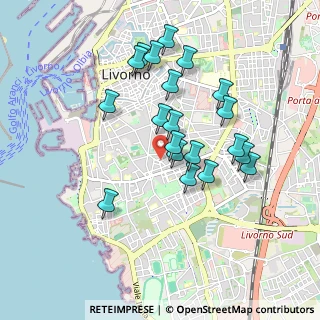 Mappa Via Lorenzo Gori, 57126 Livorno LI, Italia (0.861)