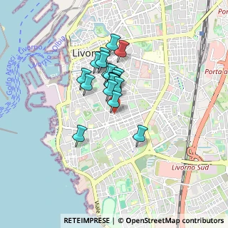 Mappa Via Alessandro Doveri, 57126 Livorno LI, Italia (0.6095)