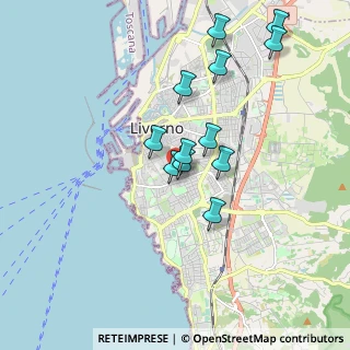 Mappa Via Lorenzo Gori, 57126 Livorno LI, Italia (1.69583)