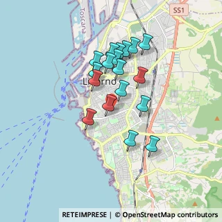 Mappa Via Lorenzo Gori, 57126 Livorno LI, Italia (1.52389)