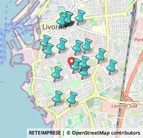 Mappa Via Lorenzo Gori, 57126 Livorno LI, Italia (0.854)