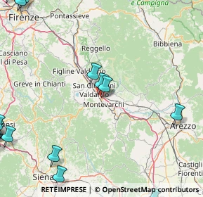 Mappa Via Giulio Natta, 52025 Montevarchi AR, Italia (31.62526)