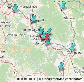Mappa Via Giulio Natta, 52025 Montevarchi AR, Italia (11.96692)