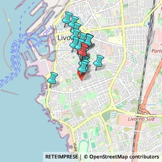 Mappa Via Generale Gamerra Giovanni, 57126 Livorno LI, Italia (0.721)