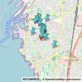 Mappa Via Generale Gamerra Giovanni, 57126 Livorno LI, Italia (0.6705)