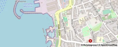 Mappa Livorno