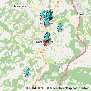 Mappa Via di Novoli, 50028 Barberino Val D'elsa FI, Italia (1.975)