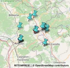 Mappa Via delle Mura di Sopra, 52031 Anghiari AR, Italia (11.052)