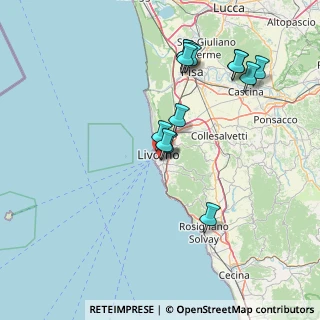 Mappa Via Aristide Nardini Despotti Mospignotti, 57125 Livorno LI, Italia (15.75385)