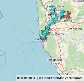 Mappa Via Aristide Nardini Despotti Mospignotti, 57125 Livorno LI, Italia (11.88308)