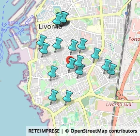 Mappa Via Aristide Nardini Despotti Mospignotti, 57125 Livorno LI, Italia (0.8535)