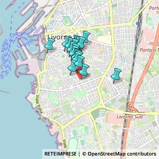 Mappa Via Aristide Nardini Despotti Mospignotti, 57125 Livorno LI, Italia (0.628)