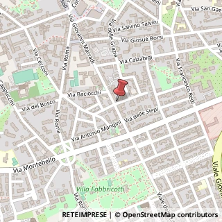 Mappa Via Aristide Nardini Despotti Mospignotti, 15, 57125 Livorno, Livorno (Toscana)