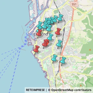 Mappa Via Aristide Nardini Despotti Mospignotti, 57125 Livorno LI, Italia (1.52056)