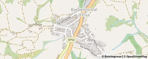 Mappa Barberino Val d’Elsa