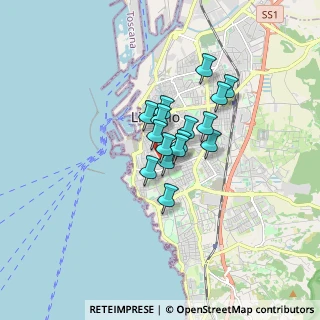 Mappa Via del Bosco, 57126 Livorno LI, Italia (1.02875)