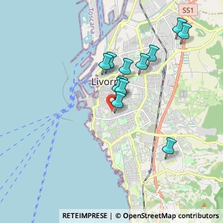 Mappa Via del Bosco, 57126 Livorno LI, Italia (1.72)