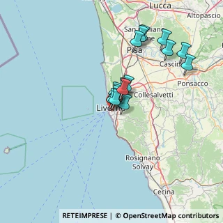 Mappa Via del Bosco, 57126 Livorno LI, Italia (11.765)
