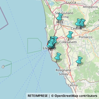 Mappa Via del Bosco, 57126 Livorno LI, Italia (10.52667)