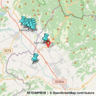 Mappa 06016 San Giustino PG, Italia (4.38)
