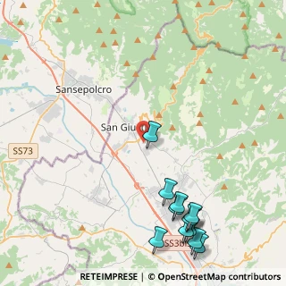 Mappa 06016 San Giustino PG, Italia (5.7975)