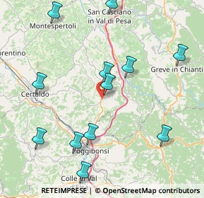 Mappa Piazza Ugo Capocchini, 50028 Barberino Val D'elsa FI, Italia (9.55833)
