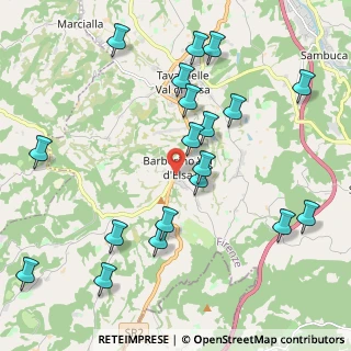 Mappa Piazza Ugo Capocchini, 50021 Barberino Val D'elsa FI, Italia (2.516)
