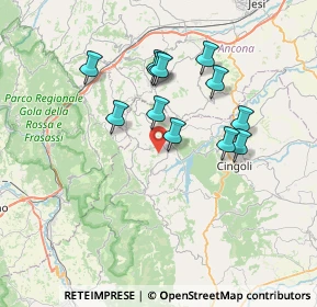 Mappa 62021 Apiro MC, Italia (6.48083)