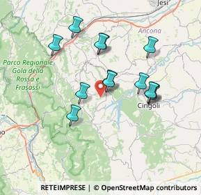 Mappa 62021 Apiro MC, Italia (6.58077)