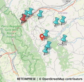 Mappa 62021 Apiro MC, Italia (7.74727)