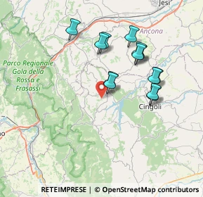 Mappa 62021 Apiro MC, Italia (6.88769)