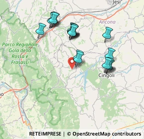 Mappa 62021 Apiro MC, Italia (7.48579)