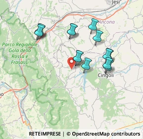 Mappa 62021 Apiro MC, Italia (6.87286)