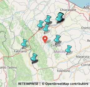 Mappa 62021 Apiro MC, Italia (14.8505)