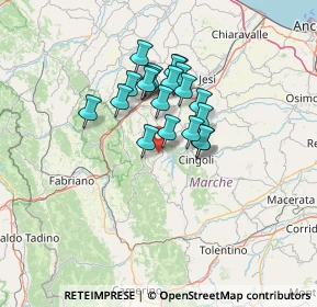 Mappa 62021 Apiro MC, Italia (9.9305)