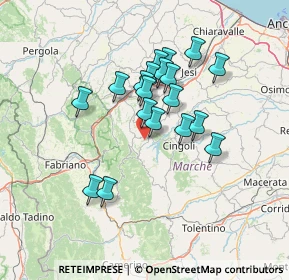 Mappa 62021 Apiro MC, Italia (11.72211)