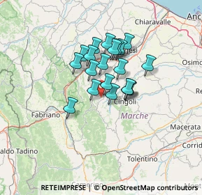 Mappa 62021 Apiro MC, Italia (9.632)