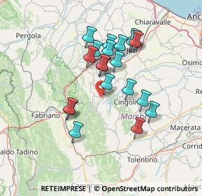 Mappa 62021 Apiro MC, Italia (12.5475)
