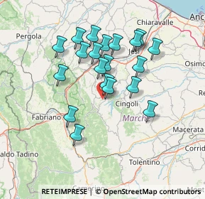 Mappa 62021 Apiro MC, Italia (12.9195)