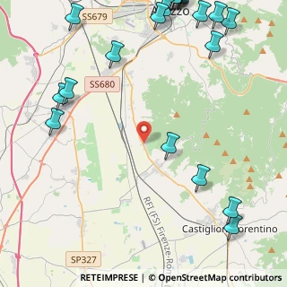 Mappa Località Policiano, 52100 Arezzo AR, Italia (6.9545)