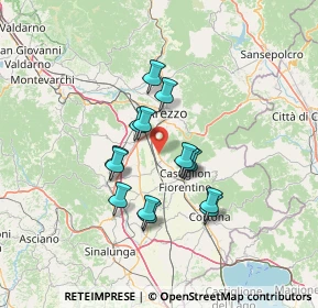 Mappa Località Policiano, 52100 Arezzo AR, Italia (11.13857)