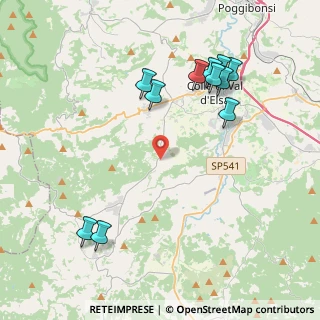Mappa Quartaia, 53034 Colle di Val D'Elsa SI, Italia (4.69091)
