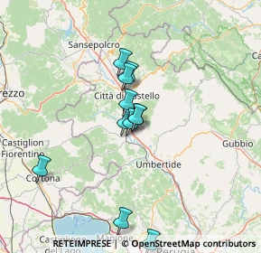 Mappa Via rosario Livatino, 06012 Città di Castello PG, Italia (16.39)
