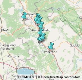 Mappa Via rosario Livatino, 06012 Città di Castello PG, Italia (8.95455)